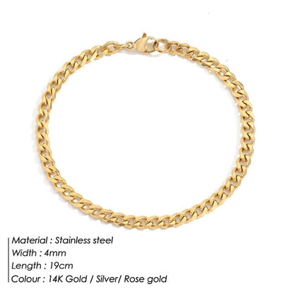 Curb Chain Stainless Steel Bracelet - Finders