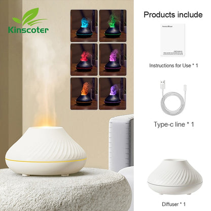 Volcano Humidifier Essential Oil Diffuser - Finders