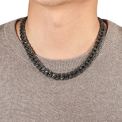 Iced Out Gun Black Necklaces - Finders
